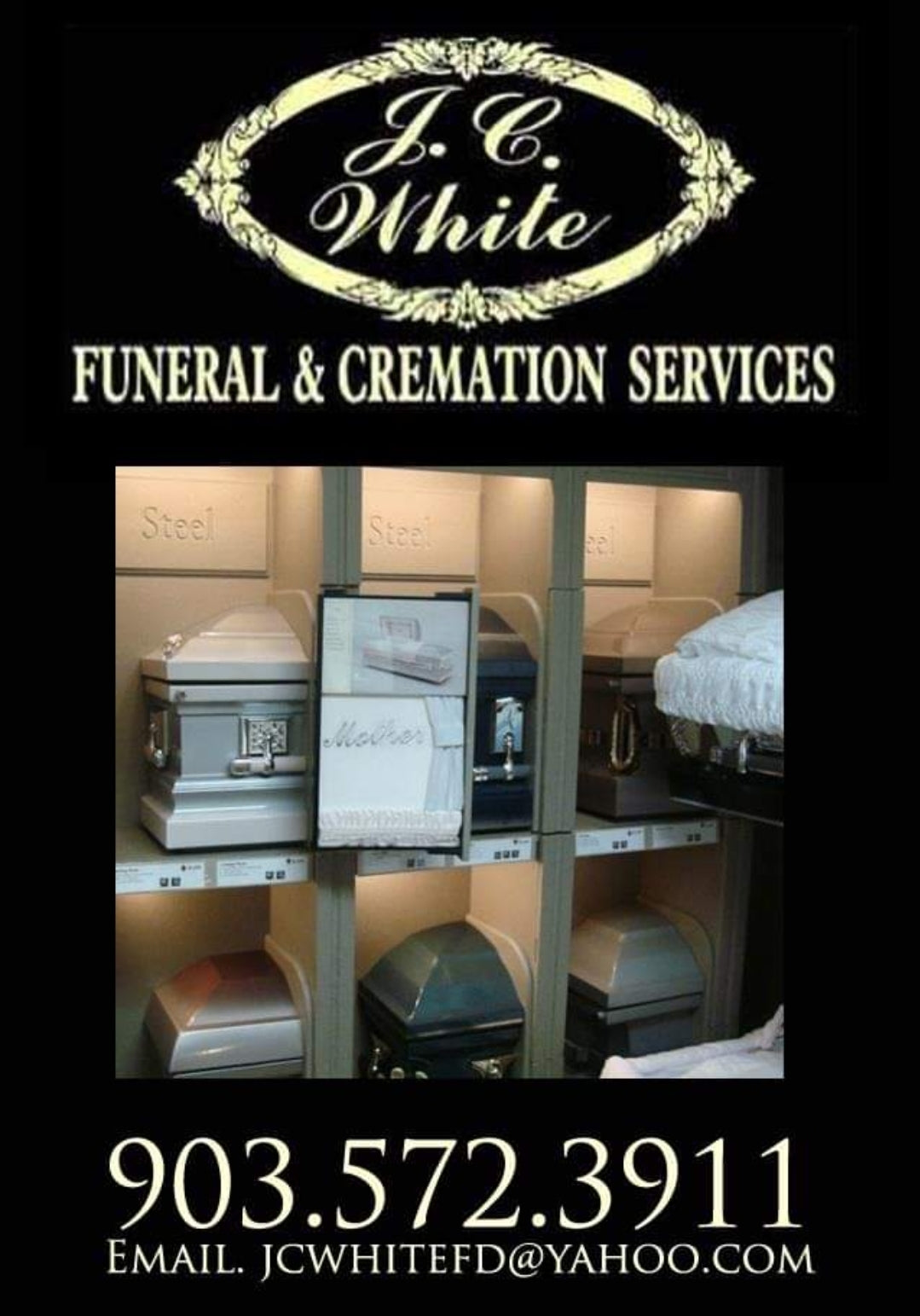 J.C. White Funeral & Cremation Services, Mt Pleasant, Texas